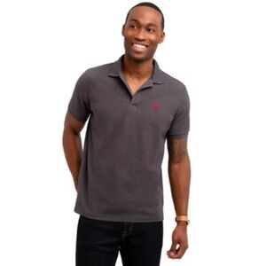 U.S. Polo Assn. Gray Polo Shirt with Classic Collar